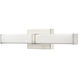 Tron LED 18 inch Brushed Nickel Vanity Light Bar Wall Light